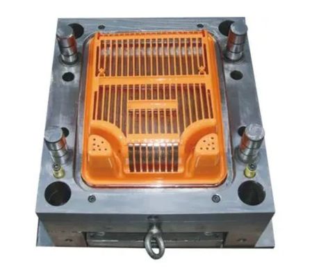 Layanan Khusus Ukuran/Warna/Lebar/Keras/Logo/Plastik Injection Turnover Box Mold untuk Injection Vegetable Fruit Crate