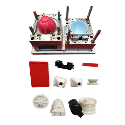 Custom Injection Parts Plastic Fabrication Mold Maker dengan layanan pemotongan dari sumber dalam warna yang disesuaikan