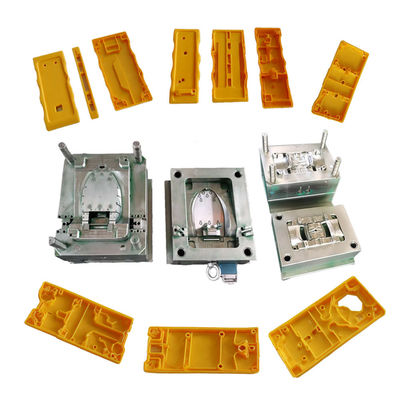 Disesuaikan Injection Molding Plastic Part Mold dengan 300000-1000000 tembakan Kehidupan cetakan dalam merah dan semua warna