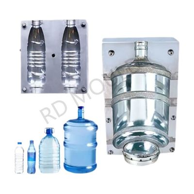 Custom Colors Multi Cavity Plastic Blow Molding Mold dengan 300000-500000 Shots Life