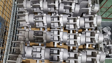 Bagian presisi cetakan aluminium die cast khusus untuk aplikasi Struktur cetakan cetakan die