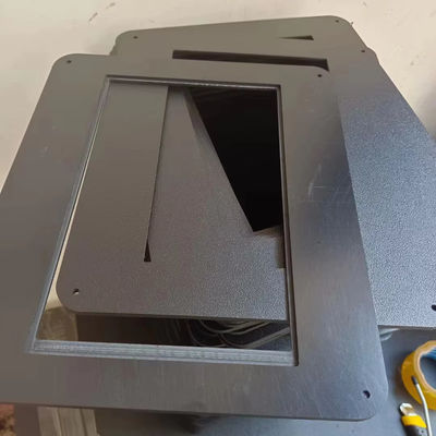 Precision Custom Logo Ketebalan CNC Bagian Mesin Plastik Layanan Mesin CNC