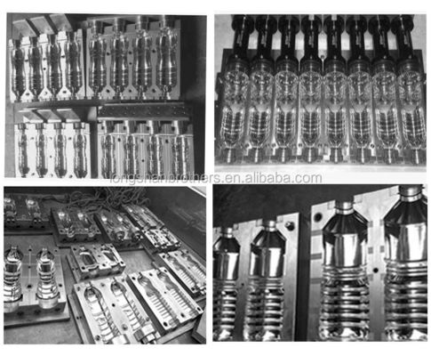 Precision Blow Molding Mold Untuk Botol Plastik 250000-300000 shot Kehidupan Cetakan