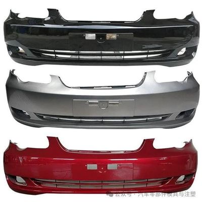 Cetakan bumper mobil injeksi plastik dengan bahan cetakan P20 718 738 NAK80 S136