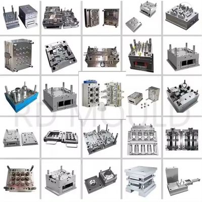 Cetakan Karet Die Casting Aluminium Kustom untuk Cetakan Injeksi Plastik dengan Permukaan Tekstur dan 300000-500000 Tembakan