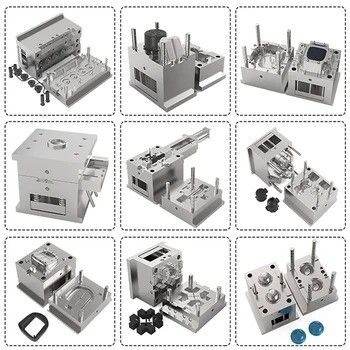 Customized Aluminium Die Casting Rubber Mold for Round Household Product Cast Moulding Plastic Box Mold