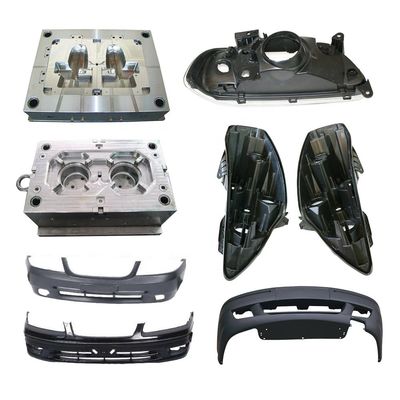 Direct Injection Plastic Modeling Type Car Bumper Carbon Fiber Parts Prototype dengan Customized LKM Standard Mould Base