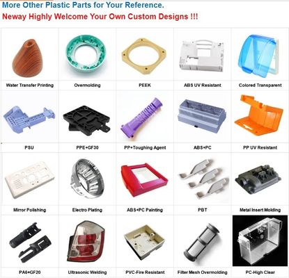 Polyvinyl Chloride Produk Rumah Tangga Cetakan Desain Custom Plastik Injeksi Bagian untuk Solusi Manufaktur