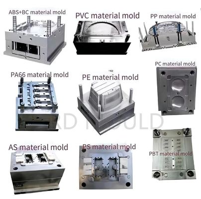 Produk Plastik yang Diproduksi oleh Custom Mold Plastic Mold Manufacturing untuk Die Steel dan ABS/PP/PS/PE/PVC/PA6/PA66