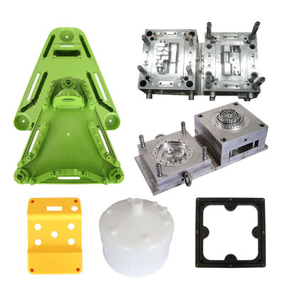 Disesuaikan Injection Molding Plastic Part Mold dengan 300000-1000000 tembakan Kehidupan cetakan dalam merah dan semua warna