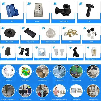 Cetakan Injeksi Plastik Multi-Cavity Tunggal Untuk Bagian Plastik Injeksi
