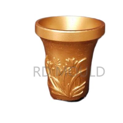 Precision Plastic Injection Molding Parts Beton Flower Pot Mold Desain yang Disesuaikan