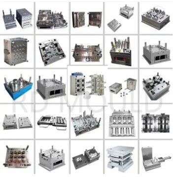 Single Multi Cavity Injection Molding Plastic Mold Untuk Bagian Otomotif Light Grille Bumper