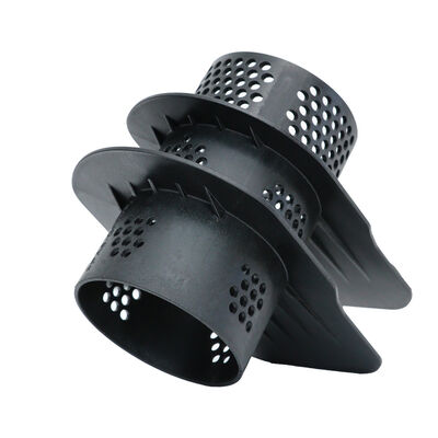 Pengganti OEM Kustom ABS Plastik Hitam Resonator Intake Udara Mesin Peredam Pengurangan Kebisingan untuk Sistem Intake Mobil