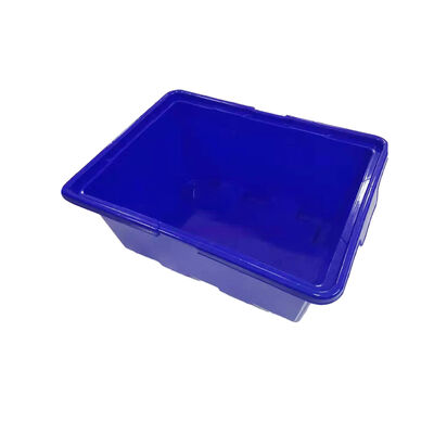 Keranjang penyimpanan plastik multi-tujuan dapat digunakan kembali mudah dibersihkan untuk rumah tangga